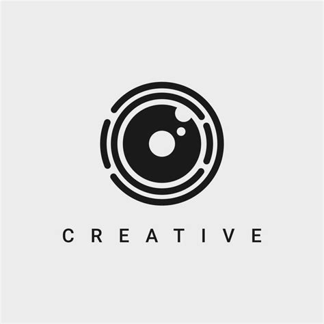 Download Minimal Camera Lens Photography Logo Design