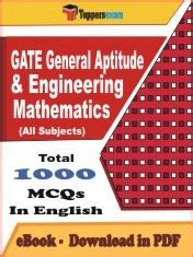 Gate General Aptitude Engineering Mathematics Book Pdf In English