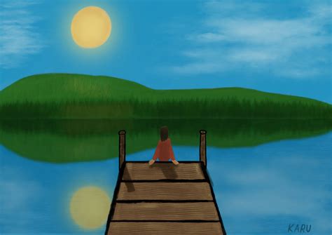 Admiring The Scenery By Artistkaru On Deviantart