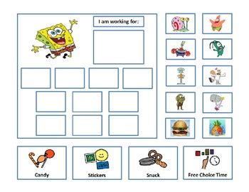 Spongebob Token Board By The Behavior Nerd Tpt