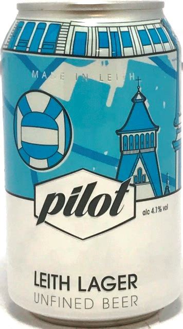 Pilot Leith Lager 33cl Can Great Grog