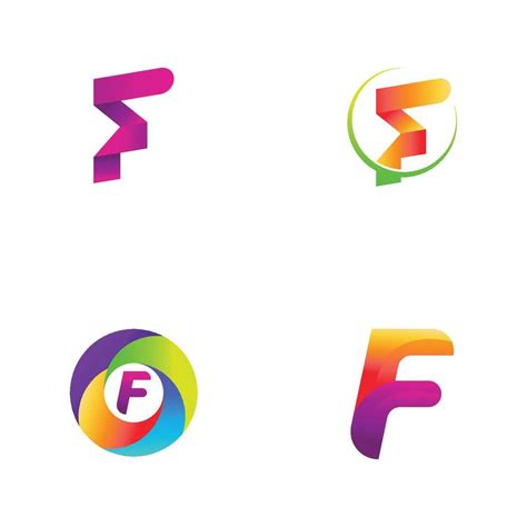 F Letter Logo Simple Abstract Creative And Minimalist 9964952