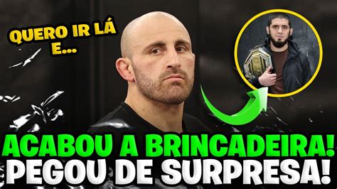 Saiu Agora Olha O Que Ele Disse Volkanovski Promete Nocaute A