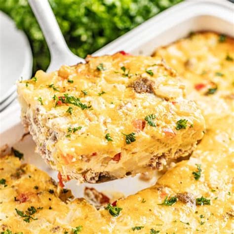 Loaded Hash Brown Breakfast Casserole