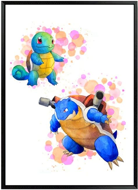 Pokemon Posters Wall Decor Unframed Set Of 6 Prints 8x10 Inch