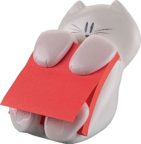 3M Post It Z Notes Cat Dispenser 1 Poppy Colour Super Sticky Z Notes