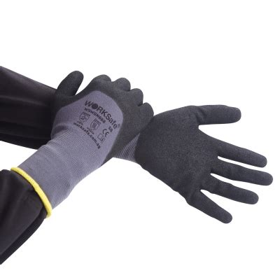 Worksafe N888 Nitrile Microfoam Palm Coated Heat Resistant Gloves Cut