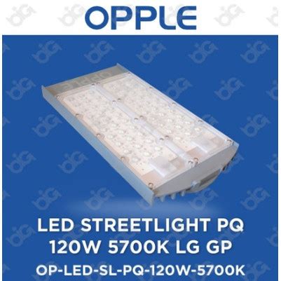 Jual OPPLE LED Streetlight PQ Lampu Jalan 120 Watt 5700K Jakarta