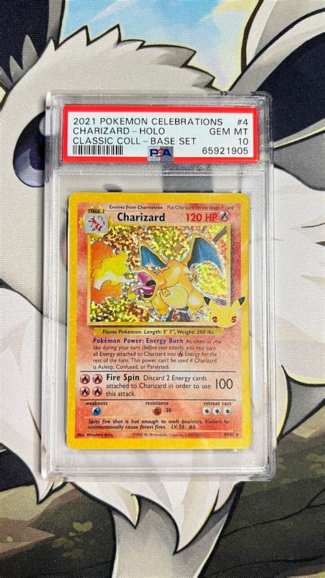 Celebrations Charizard Holo PSA 10 GEM MINT 25th Anniversary 4 102