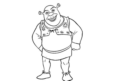 Shrek Pinocchio Coloring Pages