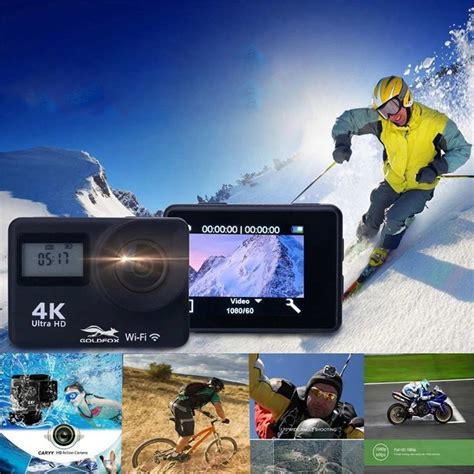 Экшн-камера с сенсорным экраном Ultra HD 4 K, Wifi, 1080 P, Спортивная ...