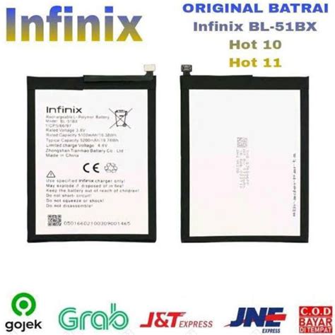 Jual Baterai Infinix Hot Note Hot Bl Bx X X Shopee Indonesia