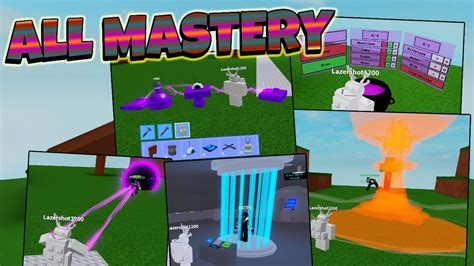 Ability Wars All Ability Mastery Showcase Roblox Youtube