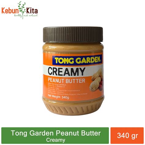 Jual Tong Garden Creamy Peanut Butter 340 Gr Shopee Indonesia