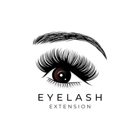 Premium Vector Luxury Beauty Eyelashes Extension Logo Design