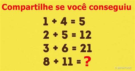 Apenas Uma Em Cada Mil Pessoas Consegue Resolver Esta Quest O De Matem Tica