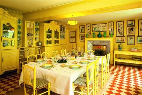 Monets Kitchen And Dining Room The French Life