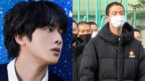 Bts Star Jin Sports New Look In Viral Pics From Military Training Bts