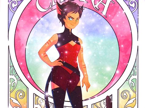 S5 Catra She Ra Premium Shimmer Art Print Etsy