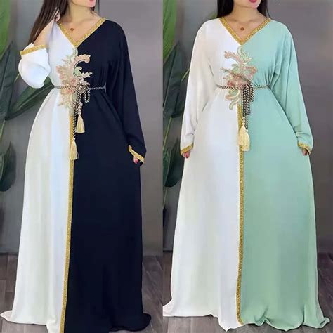 Vestidos Longos Para As Mulheres Mu Ulmanas M Dio Oriente Dubai Abaya