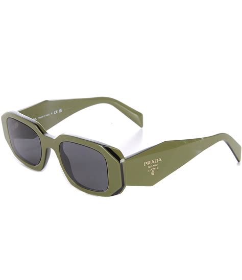 Prada Unisex 49mm Rectangle Sunglasses Dillards