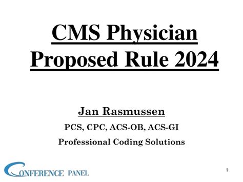 Ppt Cms Physician Proposed Rule 2024 Impact On Physicians And