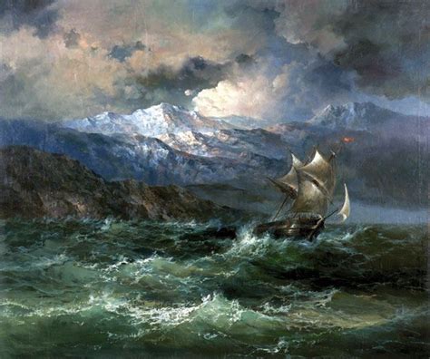 Stormy Sea Painting | Ship paintings, Ocean painting, Sea painting