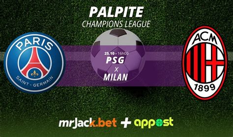 PSG x Milan odds e prognósticos Champions League