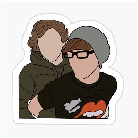 Larry Stylinson Sticker By Catsfandomart Redbubble