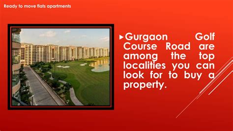 Ppt Advice For Buyers Intrested In Ready To Move Property In Gurgaon