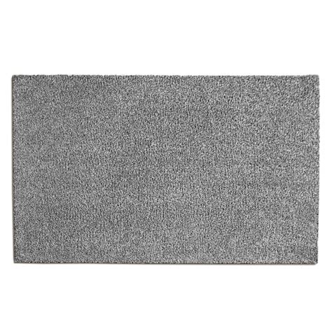 KARAT Tapis de Porte Paillasson d entrée Coton Gris 100 x 400 cm