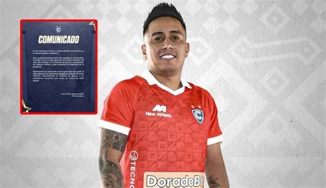 Christian Cueva Separado De Cienciano El Volante De La Selecci N