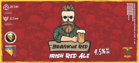 Bravvikus Red 2024 Atomic Hops Brewing Untappd