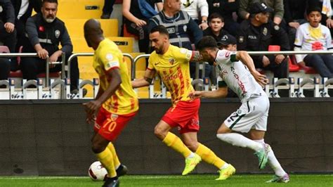 Kayseri de her şey var kazanan yok Kayserispor Konyaspor maç sonucu