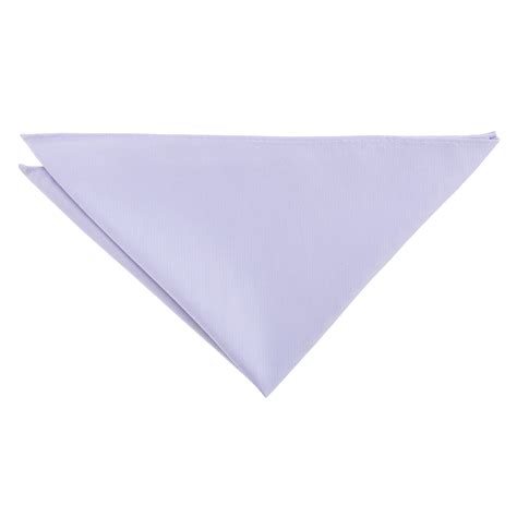 Pastel Lilac Plain Twill Pocket Square