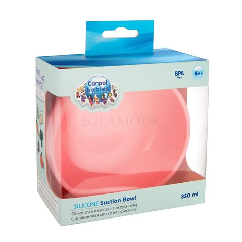 Canpol Babies Silicone Suction Bowl Pink Naczynia Dla Dzieci Ml