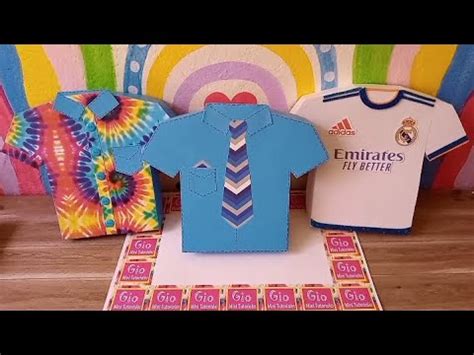 Como Hacer Una Caja En Forma De Camisa Diy Tutorial Cajas YouTube