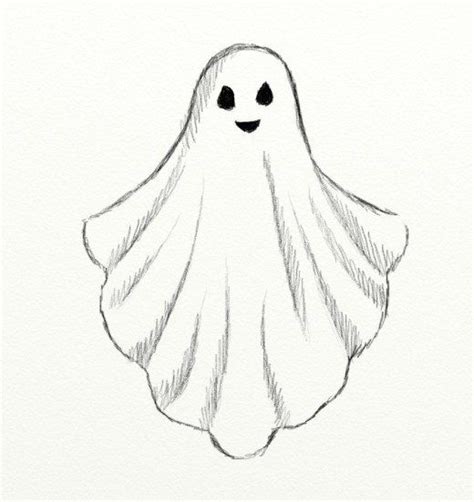 How To Draw A Ghost Scary Drawings Easy Halloween Drawings Easy