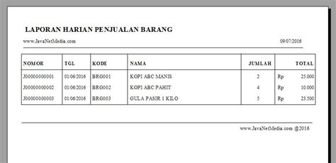 Membuat Laporan Harian Crystal Report Pada Vb Net Agus Kcl Tutorial