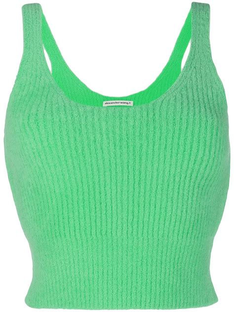 Alexander Wang Ribbed Knit Vest Top Farfetch