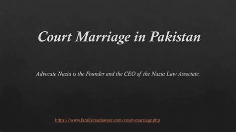 Ppt Simple Process Of Court Marriage In Pakistan In 2021 Powerpoint