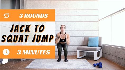 JACK TO SQUAT JUMP Fitness Workout At Home KickFitBox YouTube