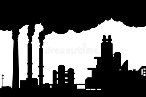 Industrial Landscape stock vector. Illustration of structure - 34496332