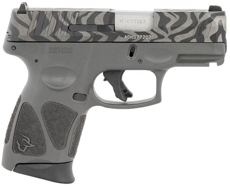 TAURUS G3C 9MM GRY ZEBRA 3 2in 12 1 Semi Auto Pistols At GunBroker