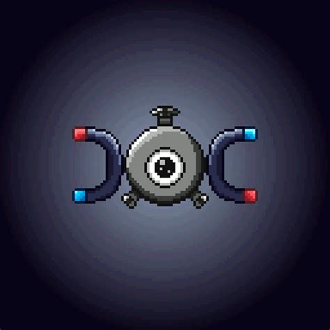 Magnemite pixel art animation! : r/Pokemonart