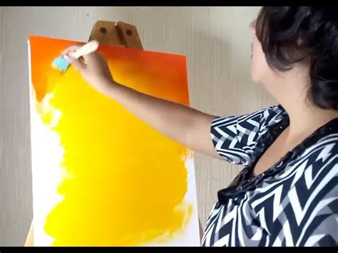 Como Pintar Un Cuadro Con Pintura Acrilica Painting Tutorial Acrylic