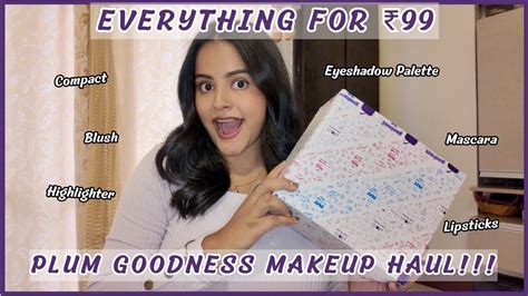 Huge Plumgoodness Makeup Haul Everything For Unboxing First