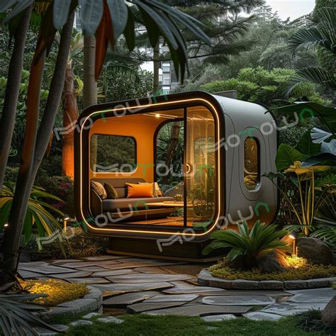 Movable Modular Prefab Tiny Home Portable Office Pod Prefabricated