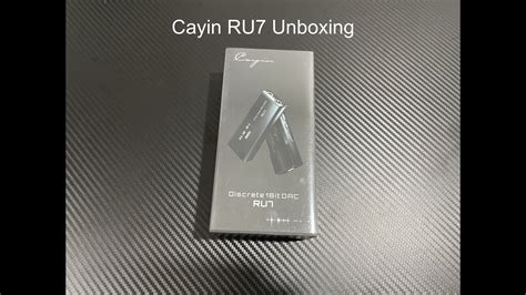 เปดกลอง Cayin RU7 Dongle 1 Bit DAC พกพา YouTube