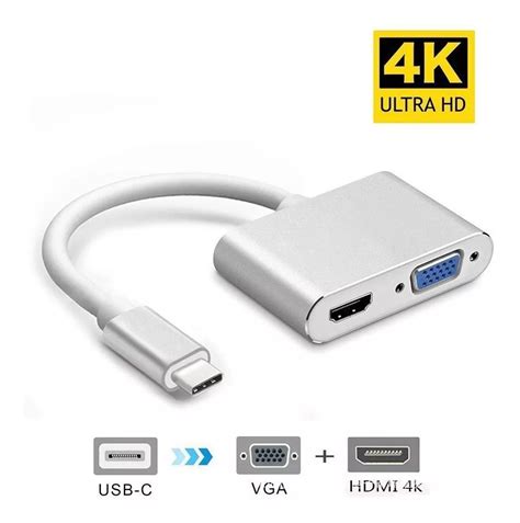 Ripley Adaptador Usb Tipo C A Hdmi Y Vga